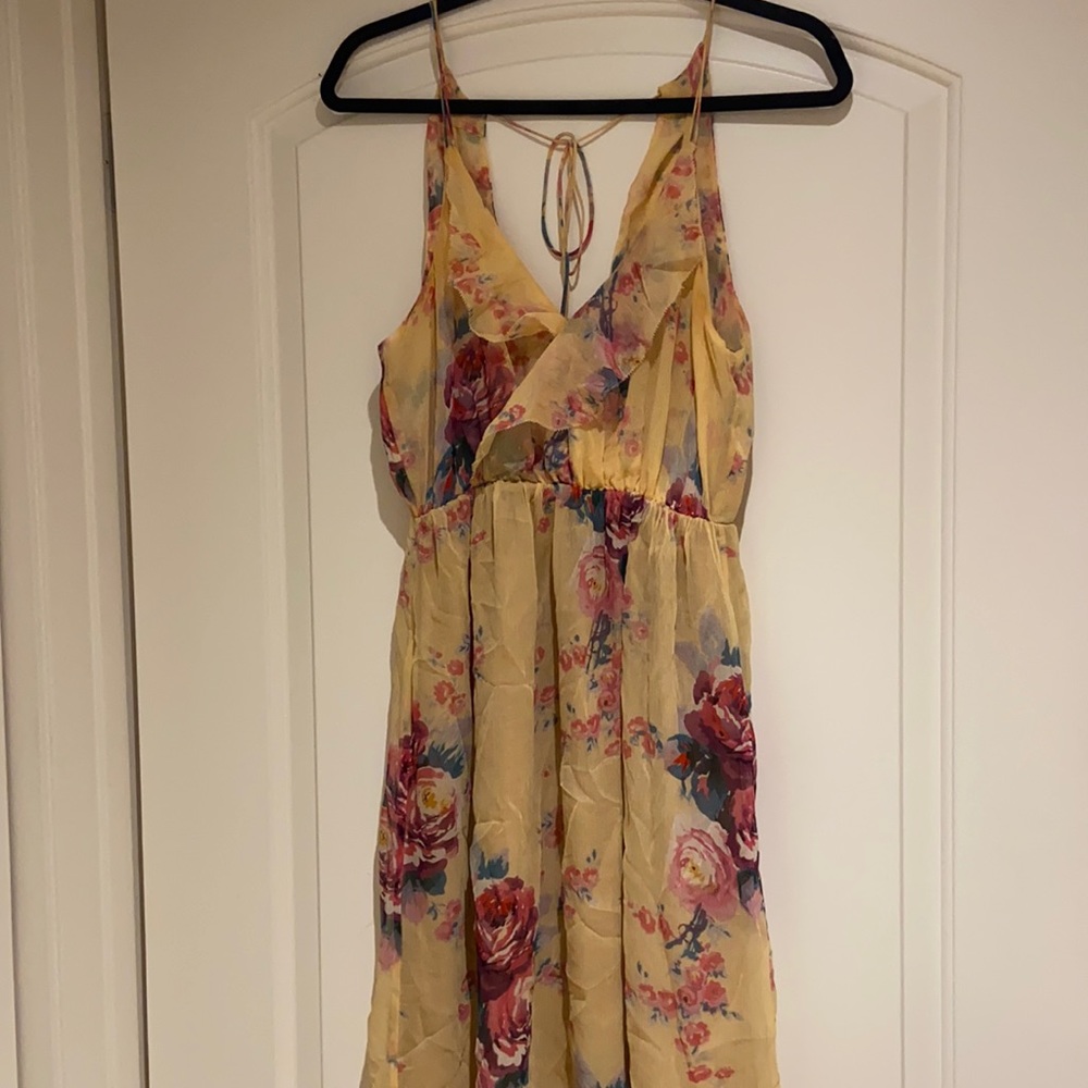 Anthropologie Floral Dress